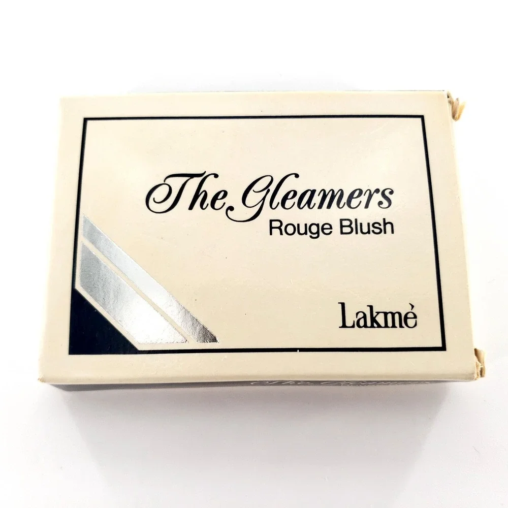 Vintage 1989 Lakme The Gleamers Rouge Blush Autumn Blush 12 w/ Brush & Box